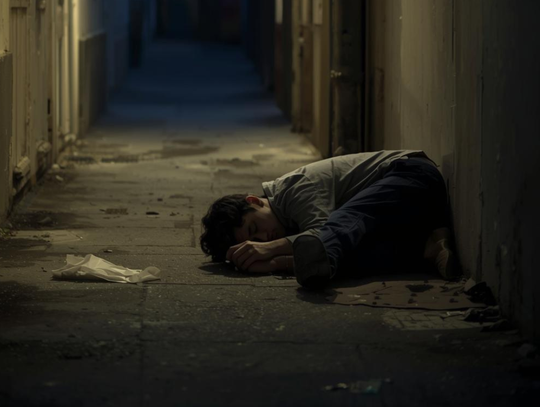 SZOK! Z łupem z włamania zasnął na środku chodnika. Trzeźwy nie był...