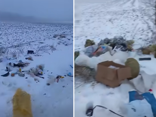 Tak firma wywozi śmieci. „Brakuje słów” WIDEO