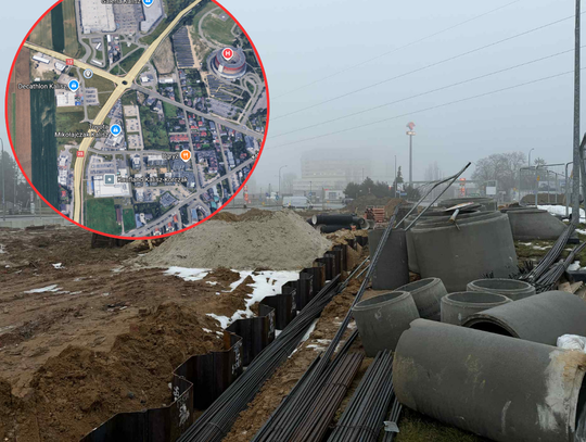 Teren rozkopany. Budują nowy fast food