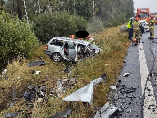 Tragedia na DK 11. Nie żyje lokalny przedsiębiorca ZDJĘCIA