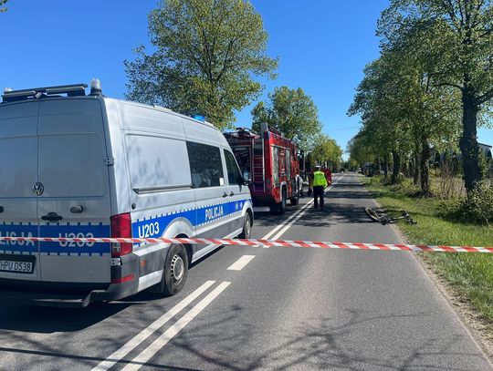 Tragedia w Majówkę. Rowerzysta zginął na miejscu