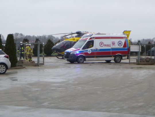 Tragiczny finał wypadku w pracy. Nie żyje 32-letni Bogumił