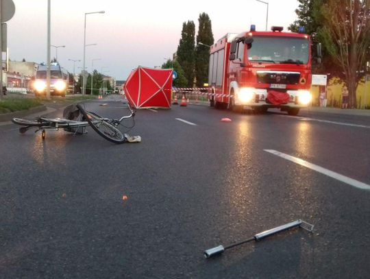 Tragiczny wypadek na ul. Majkowskiej. Nie żyje rowerzysta ZDJĘCIA