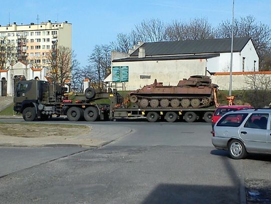 Transporty wojskowe przez Kalisz to…