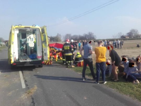 Trwa zbiórka krwi dla 17-latka ciężko rannego w wypadku w Koźminku