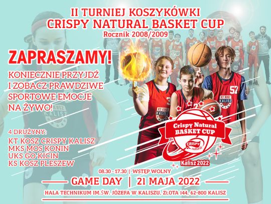 Turniej dla koszykarskich talentów. Czas na II edycję Crispy Natural Basket Cup