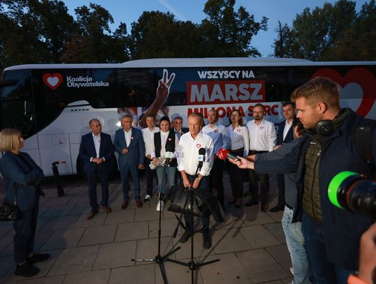 Tuskobus przyjedzie do Kalisza. Wczoraj w Kępnie było nerwowo