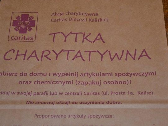 "Tytka charytatywna" Caritas