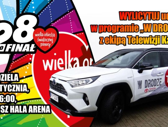 Udział w programie „W drodze” wystawiony na aukcję WOŚP