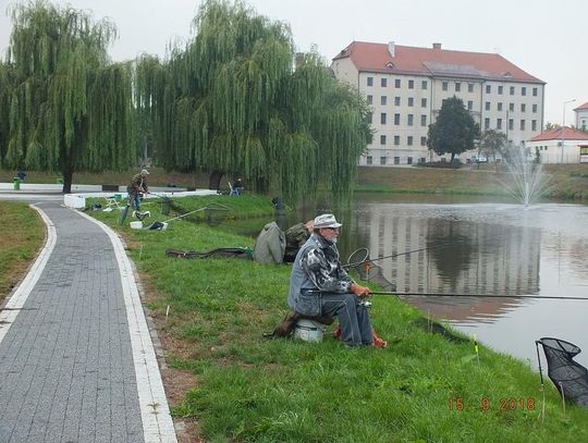 Wędkowali w Opatówku