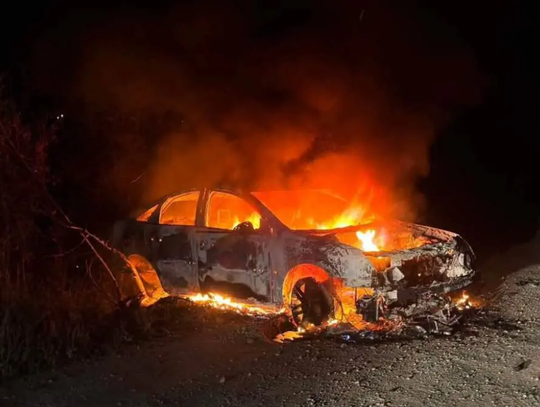 Wezwał straż, ale nie spodziewał się też policji. Młody Ukrainiec był pijany