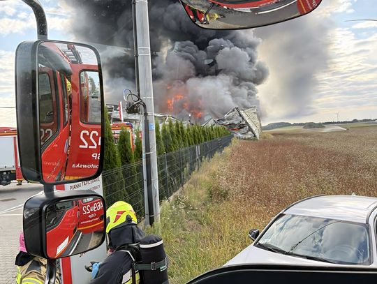 Wielomilionowe straty. Ranny jeden z pracowników
