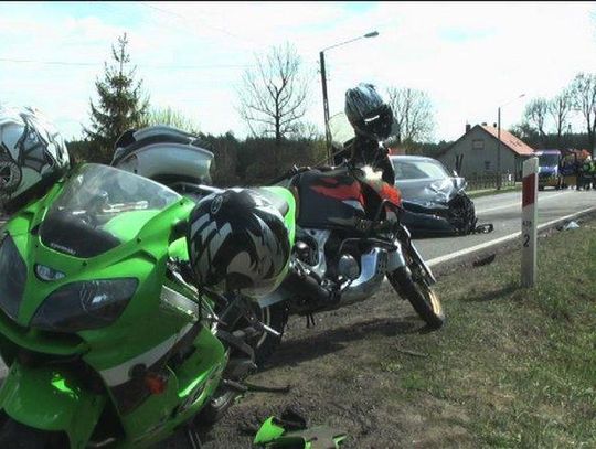 Wjechał w kolumnę motocykli. 7 osób rannych