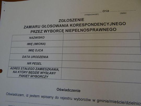 Wybory: głosowanie listowne i przez pełnomocnika