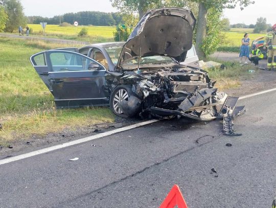 Wypadek na trasie Kalisz- Konin. 4 osoby ranne