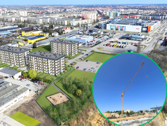 Wypełnia pustą przestrzeń. Powstaje nowe osiedle