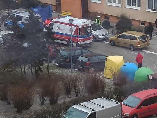 Z 10. piętra runął na chodnik. Tragedia przy ul. Podmiejskiej