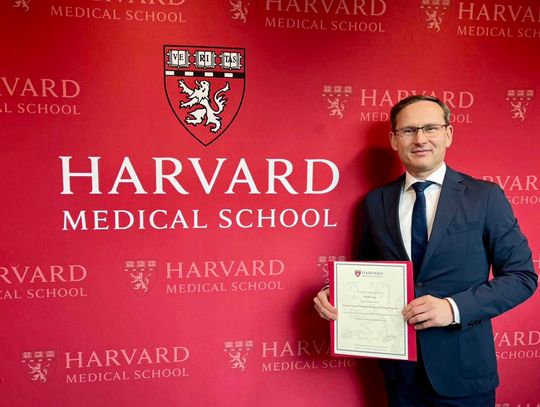 Z dyplomem HARVARDU! Sukces kaliskiego lekarza Z dyplomem HARVARDU! Sukces kaliskiego lekarza