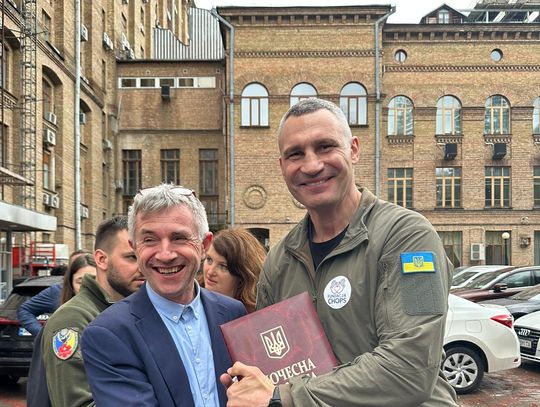Z Kijowa dla Fundacji CHOPS. Władimir Kliczko osobiście podziękował za wsparcie i zaangażowanie
