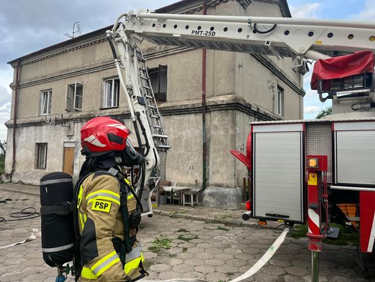 Zadymienie w magazynie w Kaliszu. Zaskakujące znalezisko strażaków