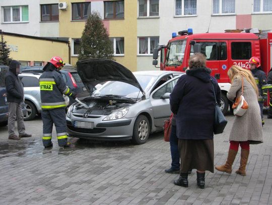 Zapalił się w trakcie jazdy ZDJĘCIA