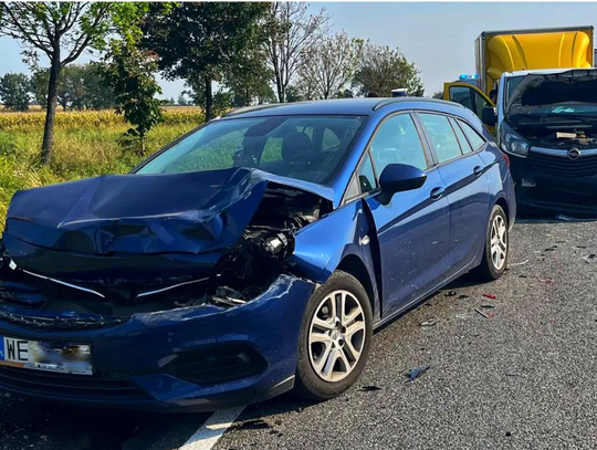 Zderzenie 4 aut na trasie Kalisz-Ostrów. Kto winny?