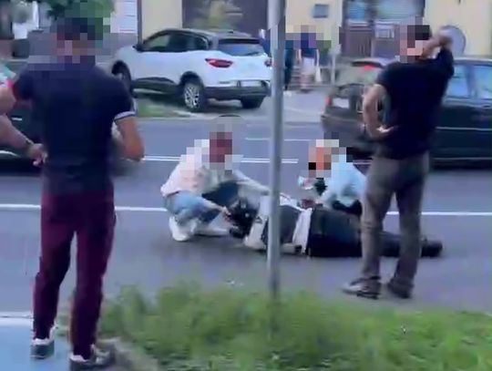 Zderzenie auta z motocyklistą. Poważny wypadek na Górnośląskiej