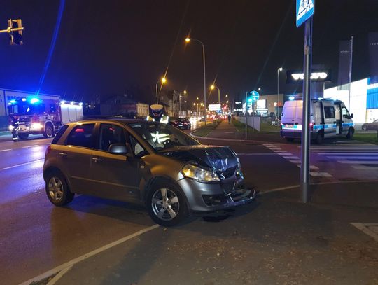 Zderzenie dwóch aut osobowych na ul. Wrocławskiej ZDJĘCIA