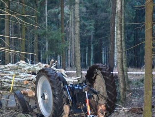 Zginął przygnieciony traktorem