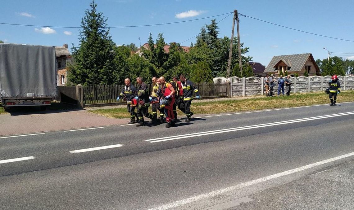 13-letni rowerzysta potrącony przez samochód. W akcji śmigłowiec LPR ZDJĘCIA