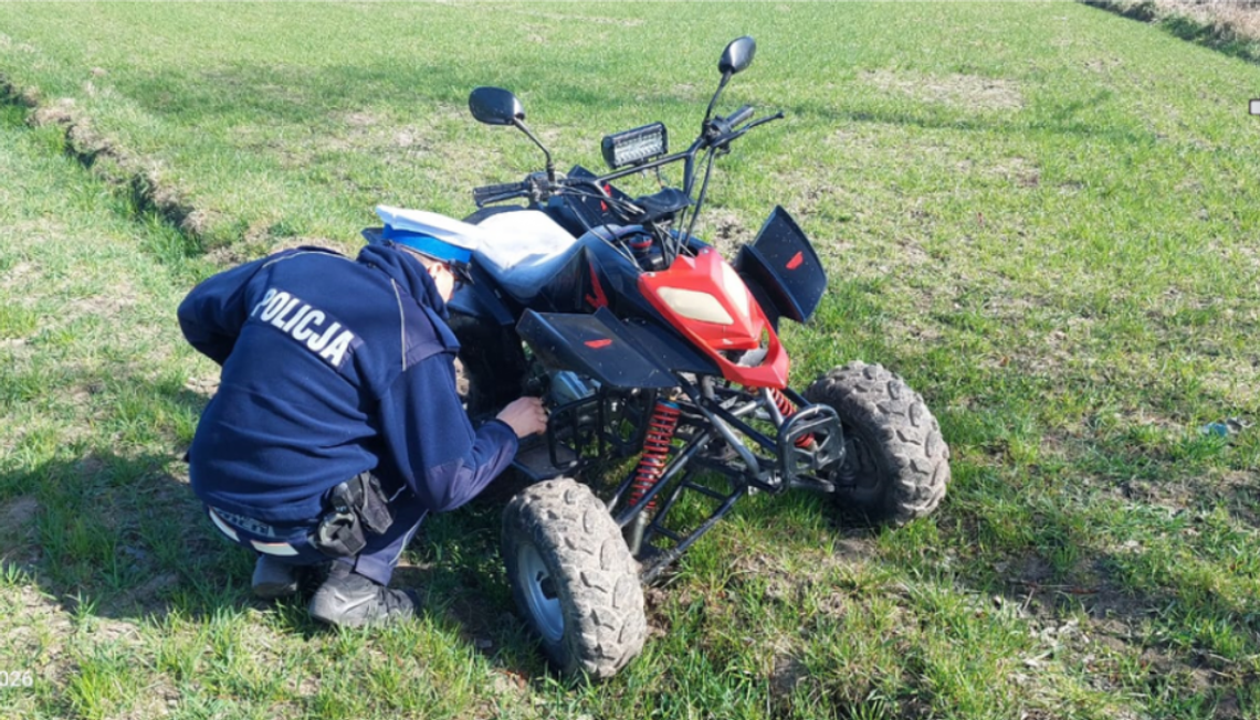 16-latek uciekał quadem przed policją. „Za kilka dni mam egzamin”