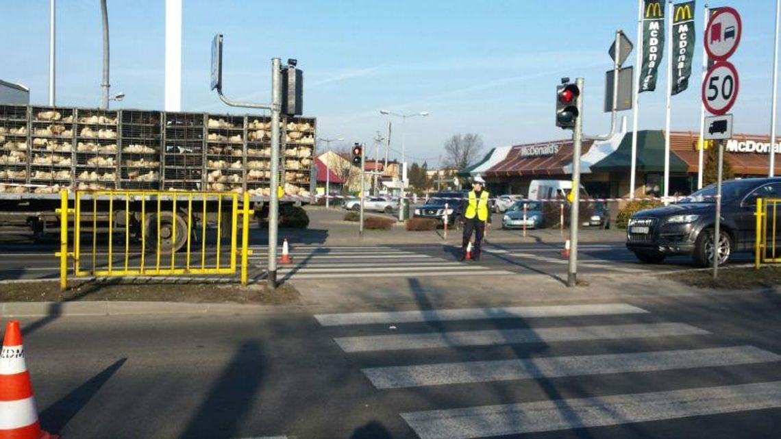 16-latka potrącona przez ciężarówkę na al. Wojska Polskiego ZDJĘCIA