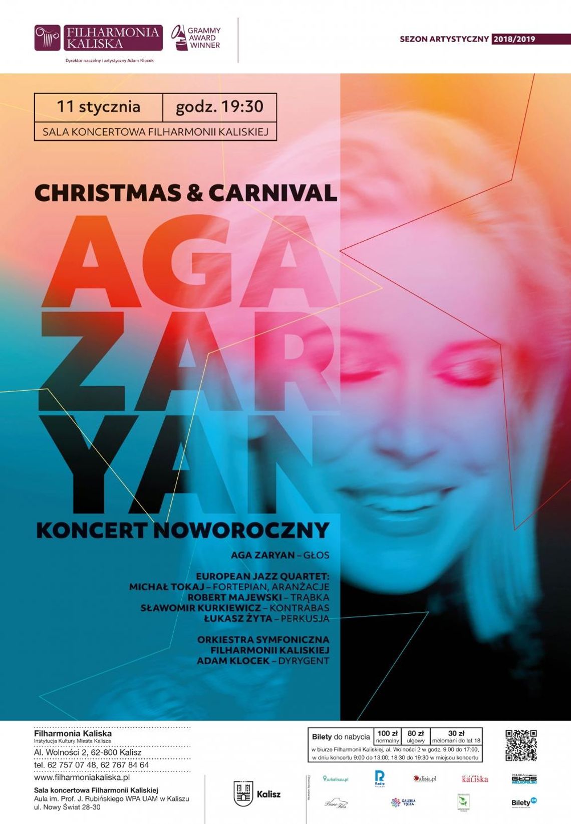 Aga Zaryan - koncert noworoczny