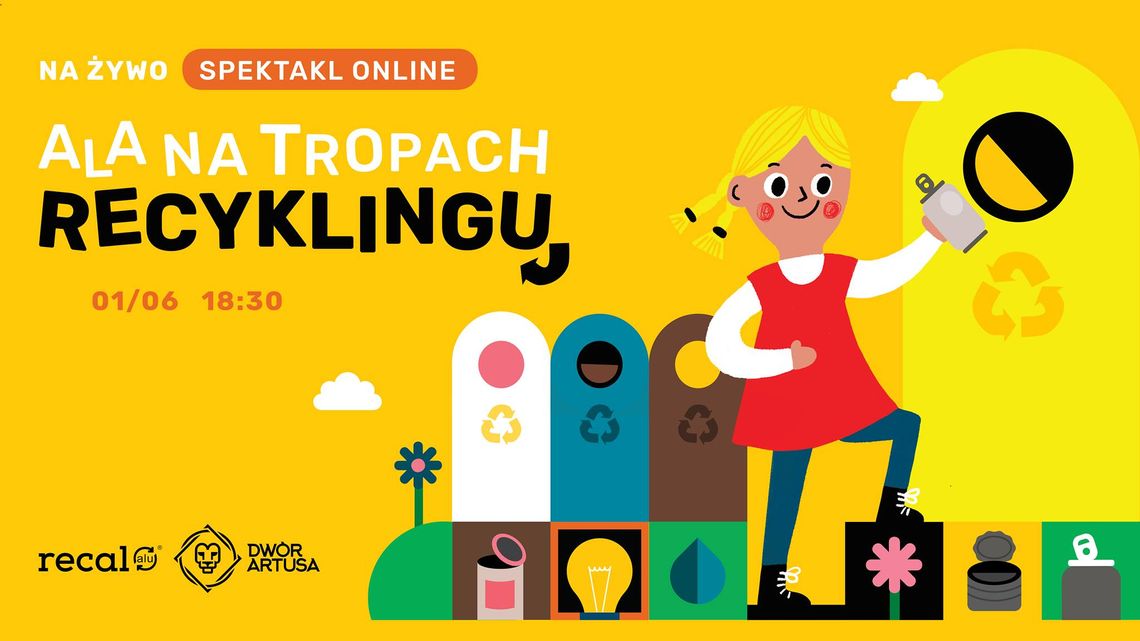 "Ala na tropach recyklingu". Dziś spektakl online z okazji Dnia Dziecka