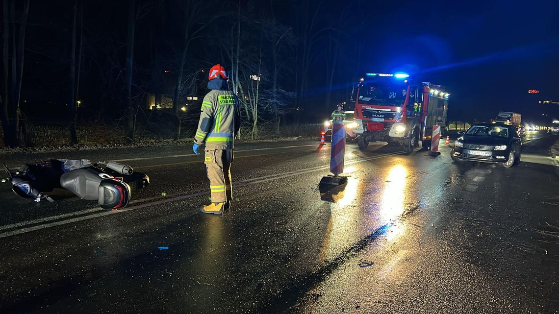 Alkohol i motorower to złe połączenie. 58-latek Ukrainiec odpowie przed sądem