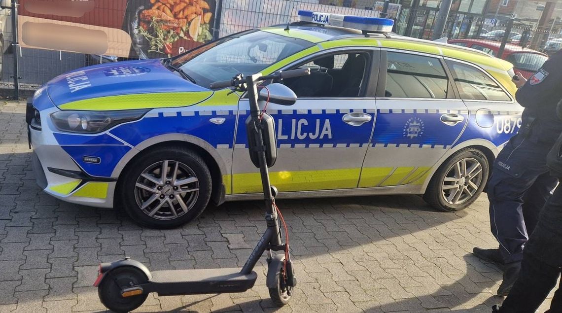 Alkoholowa przejażdżka na hulajnodze. Kaliszanin dał ,,popis'' Alkoholowa przejażdżka na hulajnodze. Kaliszanin dał ,,popis''