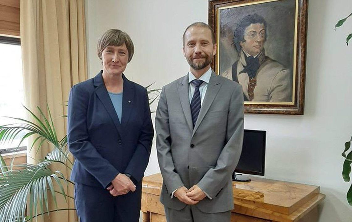 Ambasador RP w Australii pozdrawia mieszkańców powiatu kaliskiego