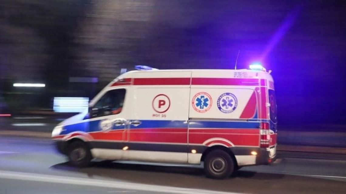 Autem w drzewo. W środku kobieta w ciąży i 8-letnie dziecko