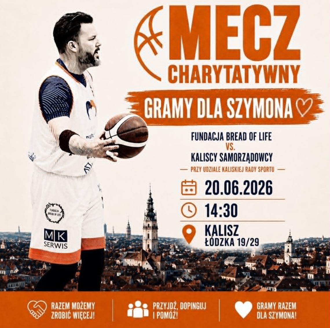 Będzie sportowo i charytatywnie. Samorządowcy i sportowcy zagrają dla Szymona Będzie sportowo i charytatywnie. Samorządowcy i sportowcy zagrają dla Szymona