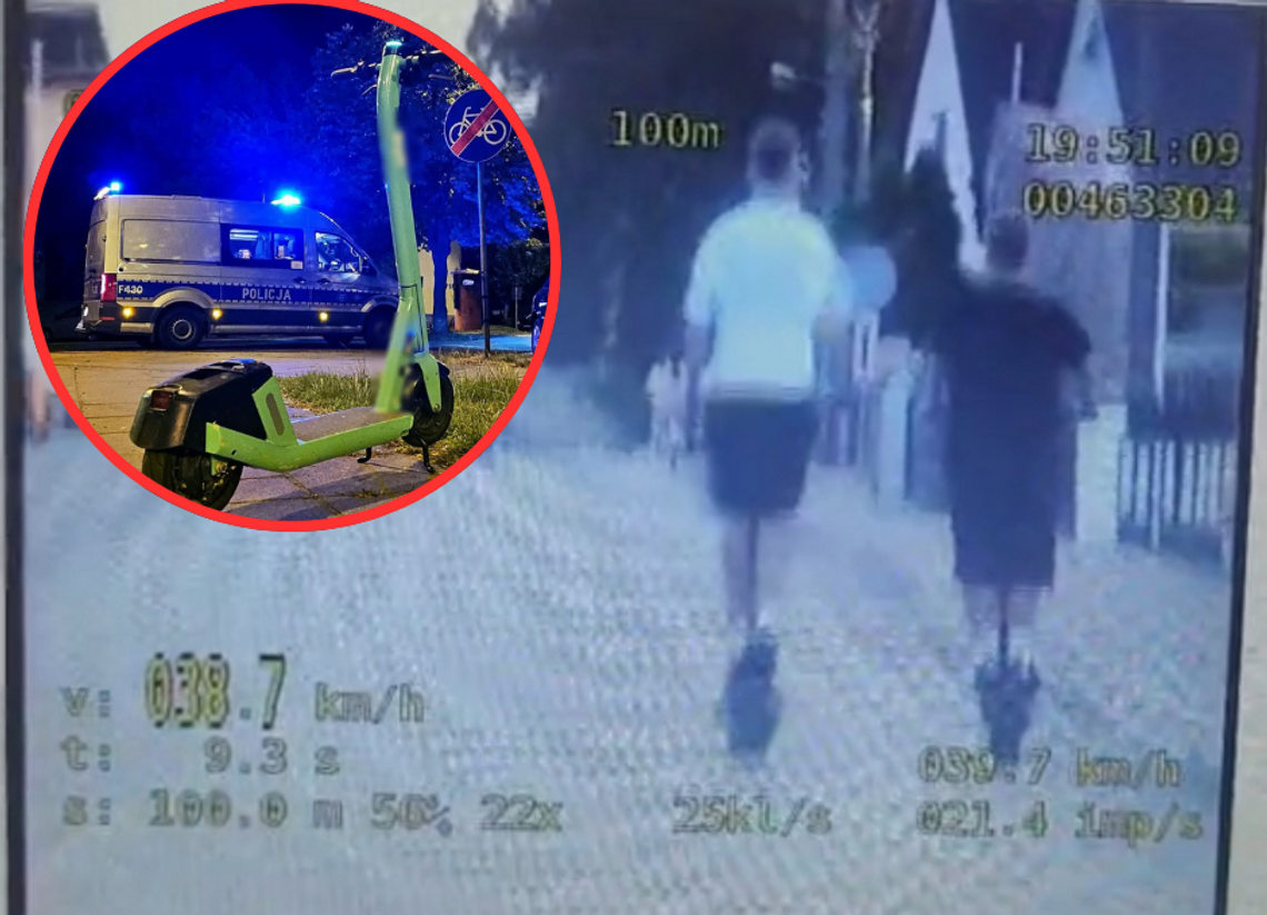 Bez kasku, z dużą prędkością. Kolejny nastolatek w szpitalu