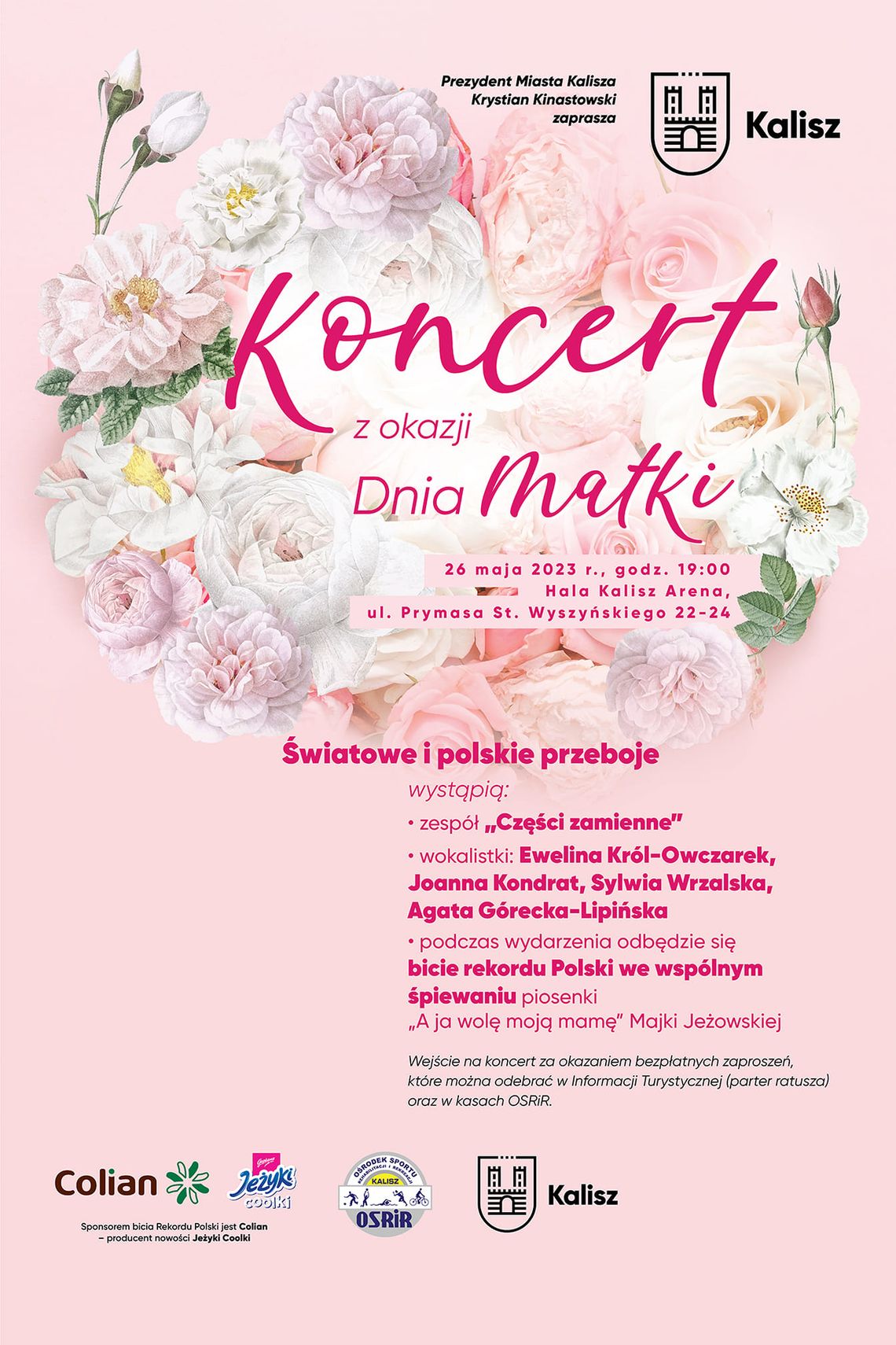 Bezpłatny koncert z okazji Dnia Matki. Nie zabraknie niespodzianek!