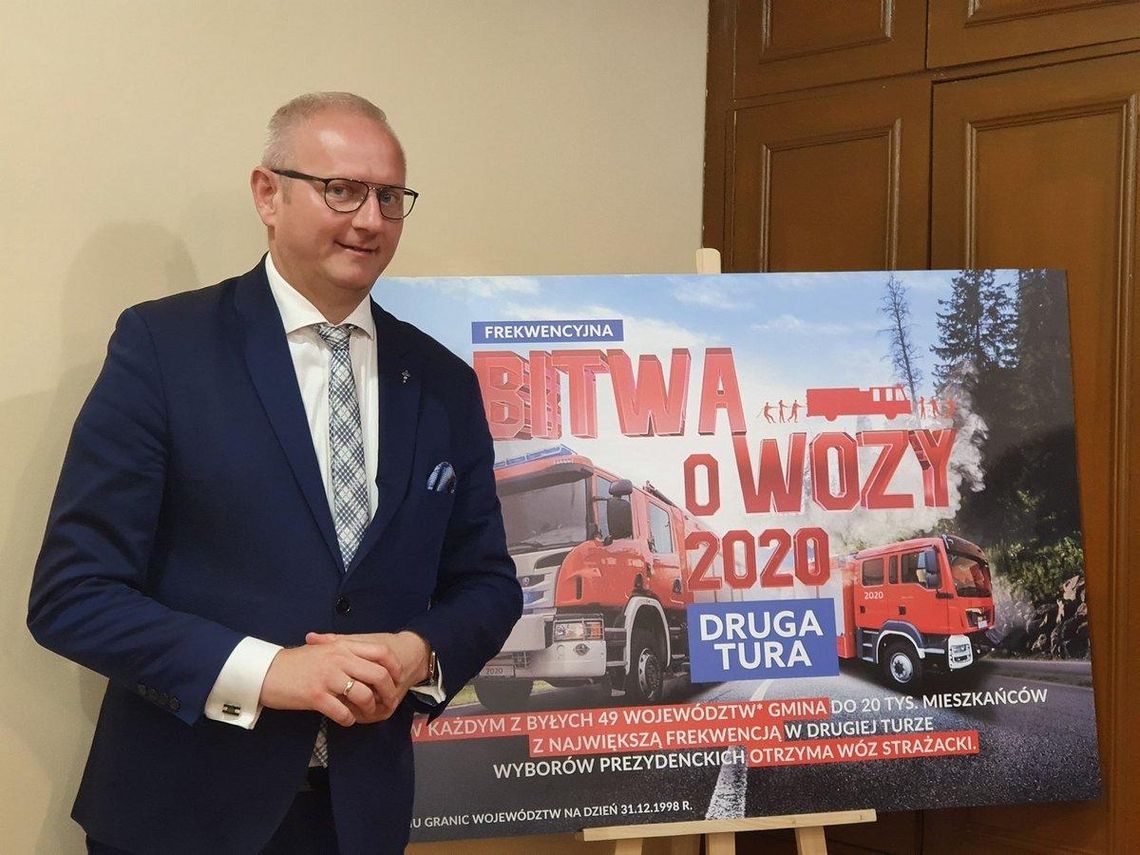 Bitwa o wozy! Gmina z najwyższą frekwencją wygra nowy wóz dla OSP