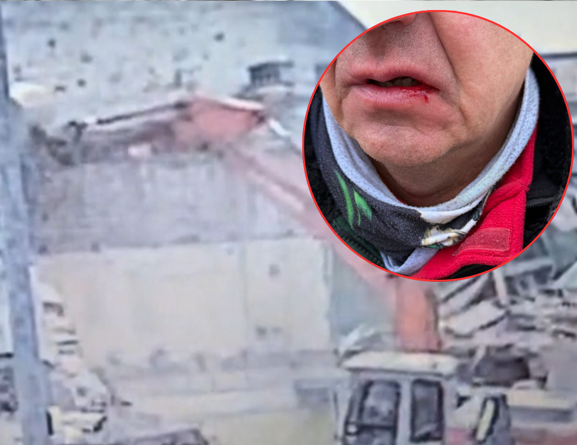 Bójka na rozbiórce? Biznesmen zabiera głos Bójka na rozbiórce? Biznesmen zabiera głos