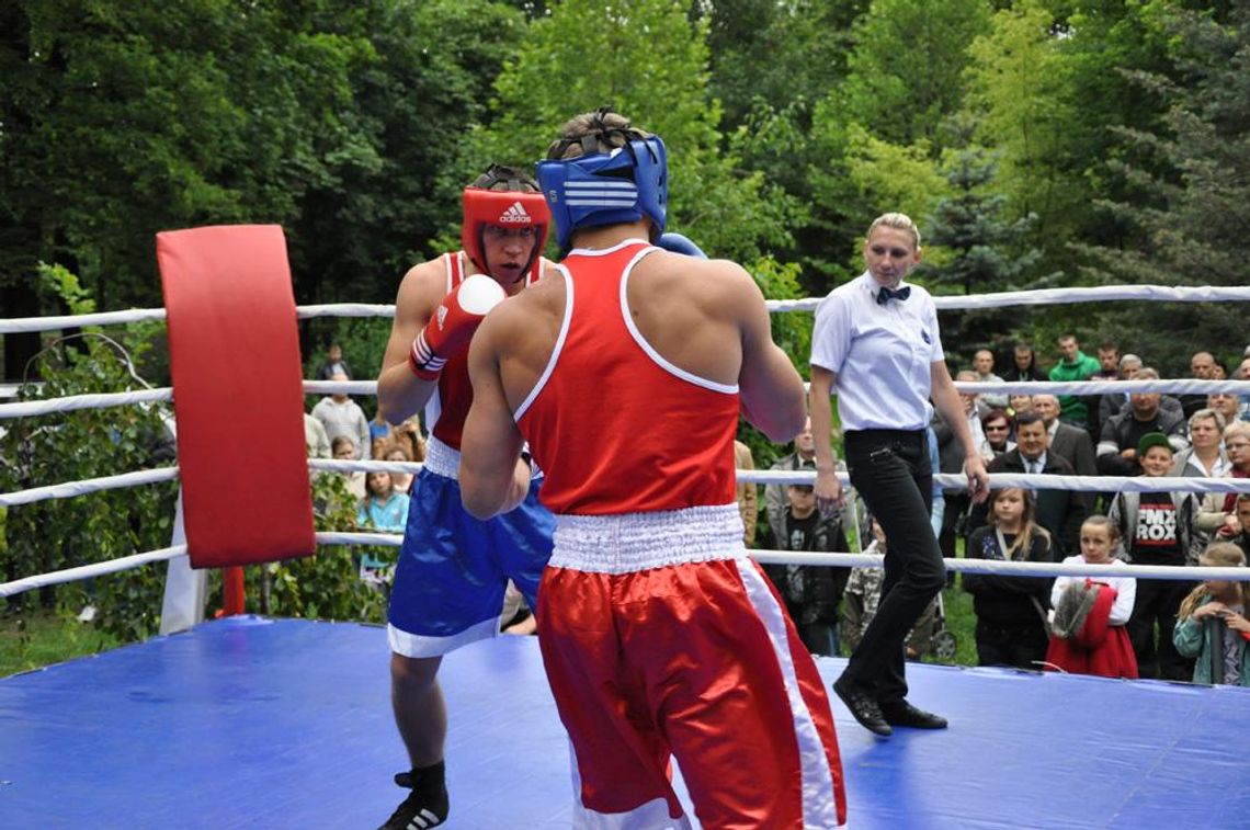 Bokserski piknik w Parku Miejskim