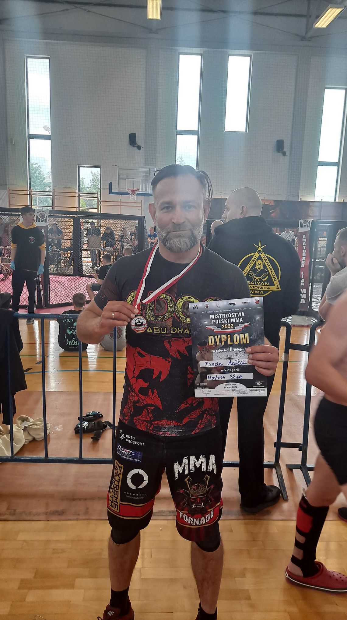 Brąz weterana. Marcin Małecki na podium Mistrzostw Polski MMA