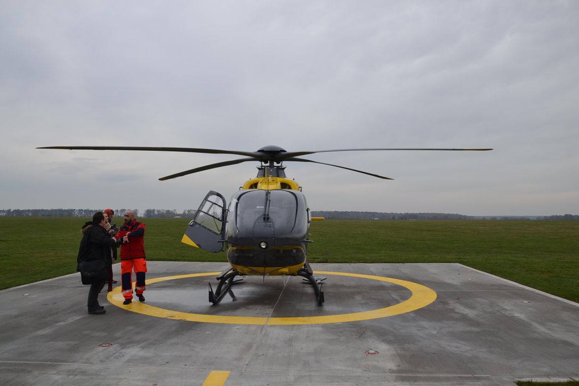 Budowa bazy Lotniczego Pogotowia Ratunkowego ruszyła. Helikopter w Michałkowie stacjonuje już od rok