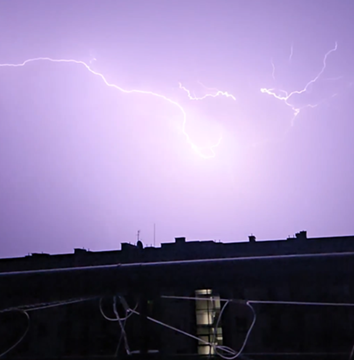 Burze nad Kaliszem. „Zjawisko training storms” Burze nad Kaliszem. „Zjawisko training storms”