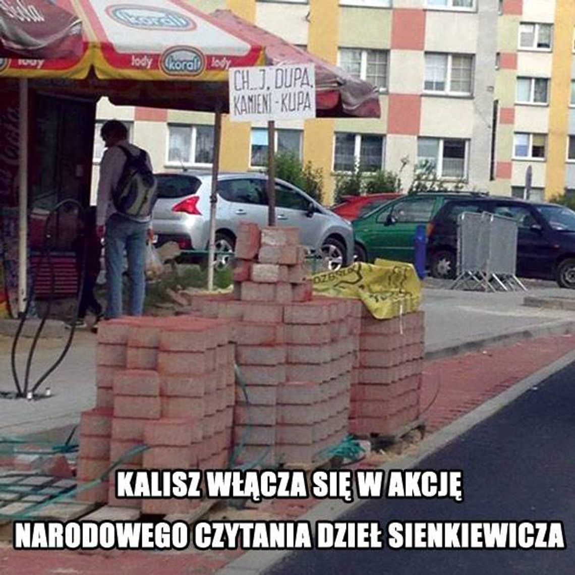 „Ch…j, dupa i kamieni kupa” na ul. Poznańskiej