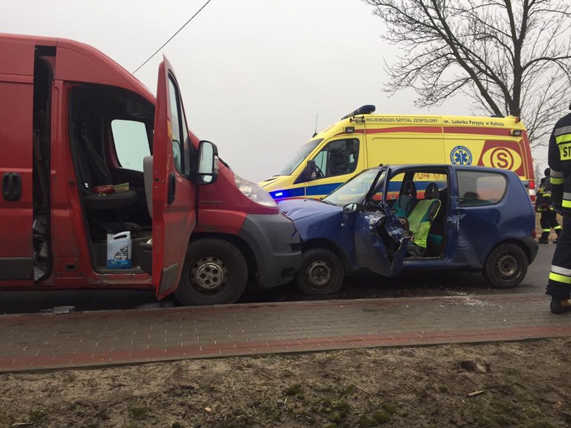 Czołowe zderzenie w Aleksandrii ZDJĘCIA