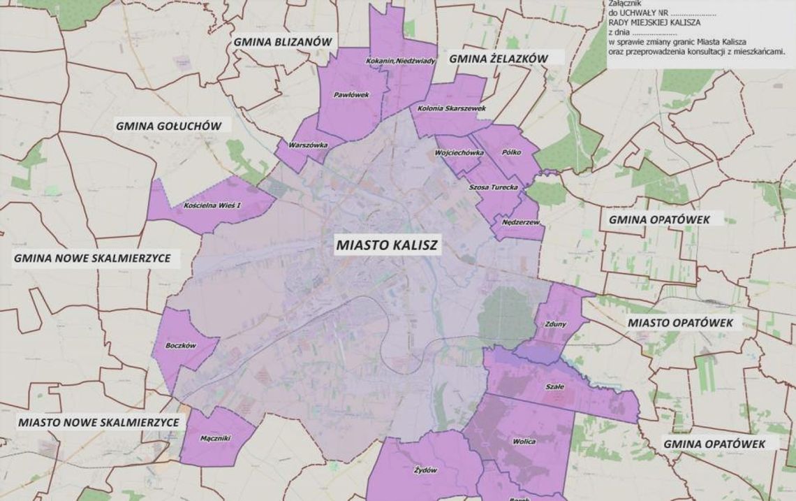 Czy jesteś za zmianą granic Kalisza? Miasto przygotowuje się do konsultacji z kaliszanami